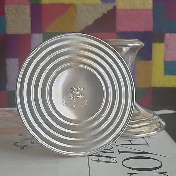 GORHAM SILVER CANDLESTICK HOLDERS YC3003 SET OF 2 - Picture 3 of 6